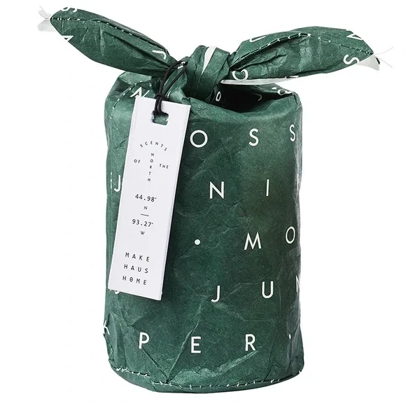 NWT Illume Frost & Fir Juniper Moss Bundled Glass Candle - Picture 6 of 15